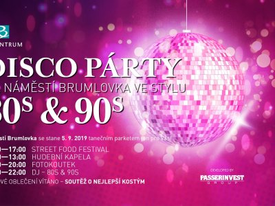 80's 90's Retro Disco Party at Brumlovka Square - September, 5