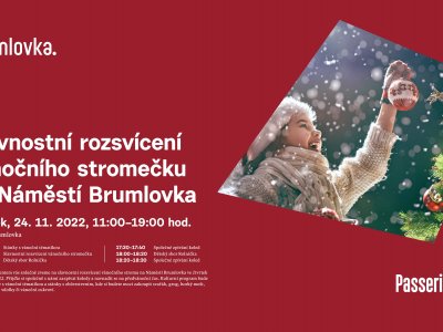 Rozsvícení vánočního stromečku na Náměstí Brumlovka - 24.11.
