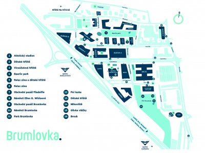 Mapa Brumlovky