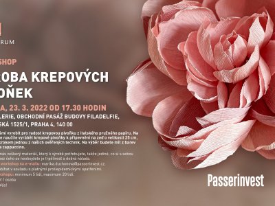 Flower workshop "Crêpe paper peonies "  - March, 23
