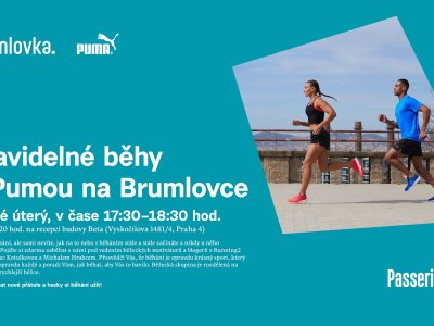 Pravidelné běhy s Pumou na Brumlovce - každé úterý