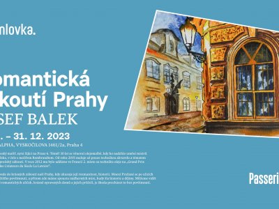 Výstava obrazů "Romantická zákoutí Prahy" - 3. - 31.12.